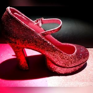 Sassy Pink Sparkle High Heels